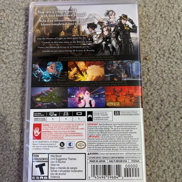 Bravely Default II for Nintendo Switch never opened brand new - Picture 2 of 3